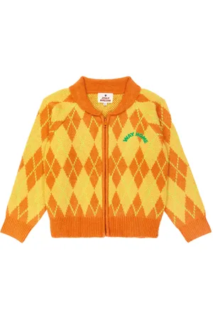Jelly Mallow Pullover a rombi con zip