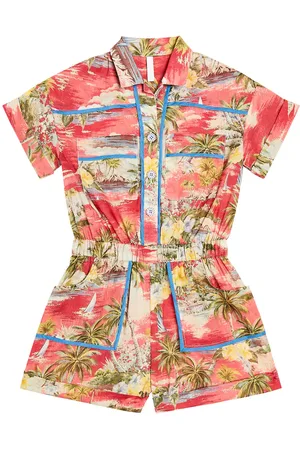 ZIMMERMANN Jumpsuit corta Alight in cotone
