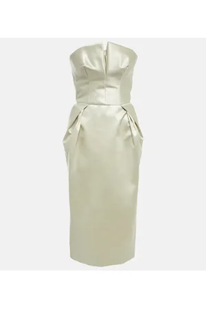 Maison Margiela Abito midi in raso
