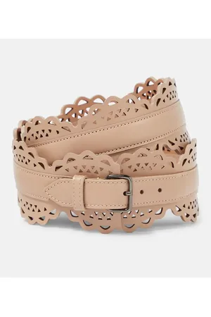 Alaïa Alaïa Cintura in pelle con cut-out