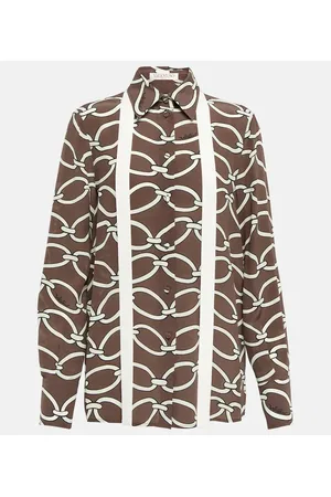 VALENTINO Camicia Chain 1967 in seta