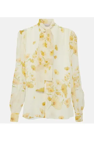 Giambattista Valli Blusa in georgette di seta con stampa