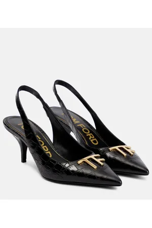 Tom Ford Pumps slingback in pelle stampata