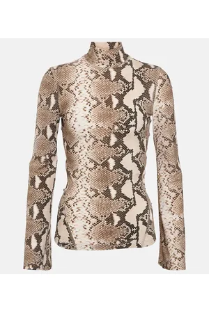 Stella McCartney Dolcevita con stampa serpente
