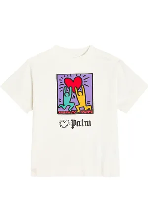 Palm Angels X Keith Haring - T-shirt in jersey di cotone