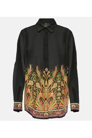 Etro Camicia in cotone e seta