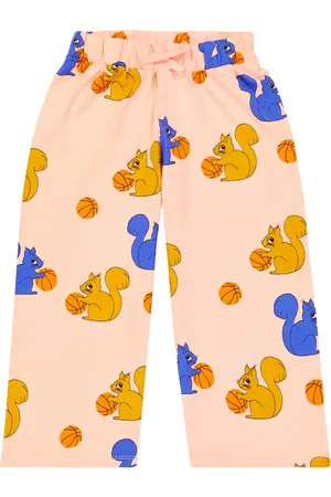 Mini Rodini Pantaloni sportivi Squirrels in jersey