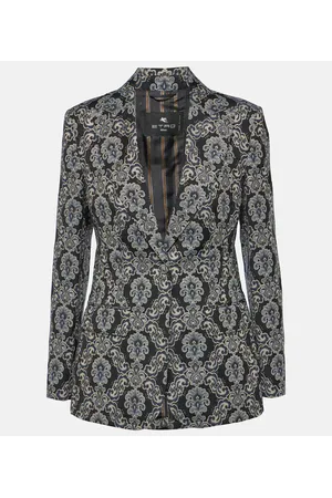 Etro Blazer in jacquard lamé