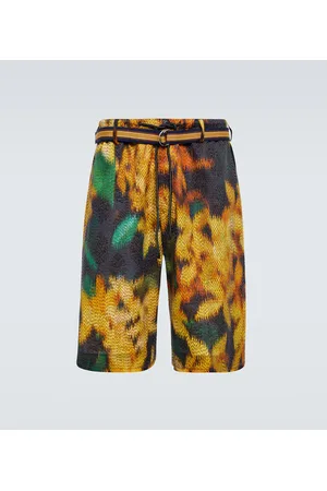 DRIES VAN NOTEN Bermuda con stampa
