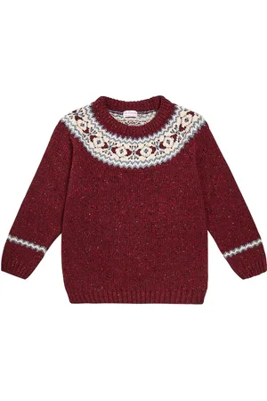 La Coqueta Pullover Fair Isle in misto lana