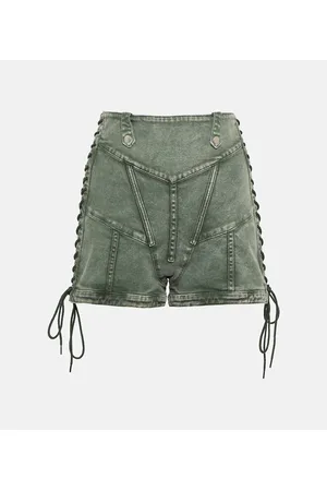 Jean Paul Gaultier X KNWLS - Shorts di jeans a vita alta