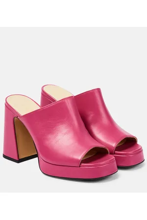 Souliers Martinez Sandali Alba 90 in pelle con plateau
