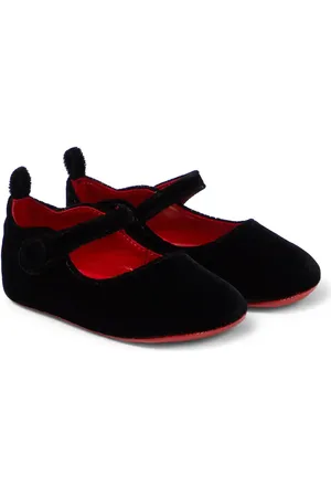 Christian Louboutin Baby - Ballerine Love Chick in velluto