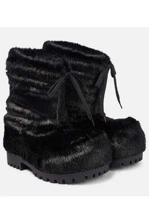 Balenciaga Stivali doposcì Alaska in pelliccia sintetica