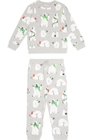 Stella McCartney Felpa e pantaloni sportivi in cotone