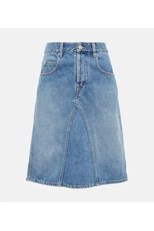 Marant Etoile Gonna midi Fiali di jeans
