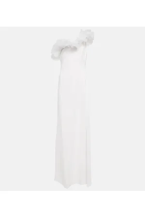 Giambattista Valli Abito lungo asimmetrico con tulle