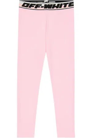 OFF-WHITE Leggings in misto cotone con logo