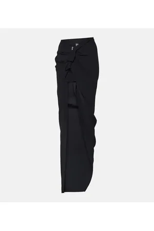 Rick Owens Gonna lunga asimmetrica a vita alta