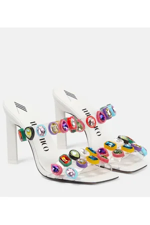 The Attico Sandali Nanci in PVC con cristalli