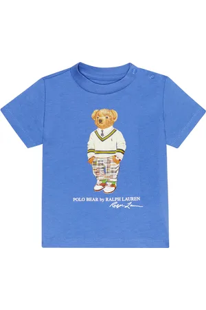 Ralph Lauren Baby - T-shirt Polo Bear in cotone