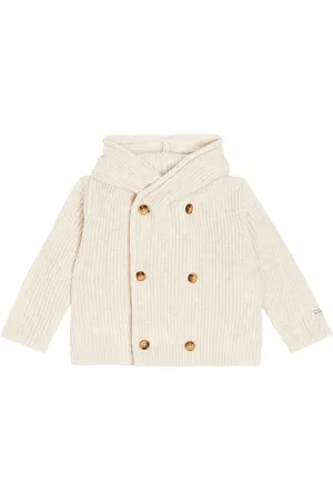 Donsje Baby - Cardigan Tristan in lana a coste