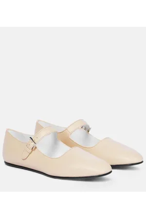 The Row Ballerine Ava in pelle