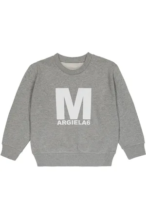 Maison Margiela Felpa in jersey di cotone con logo