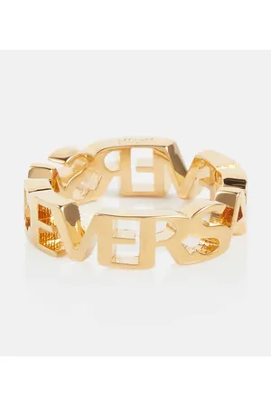 VERSACE Anello con logo