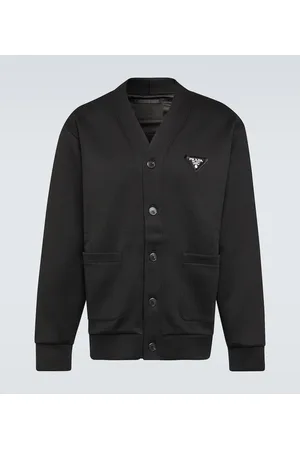 Prada Cardigan in pile di misto cotone