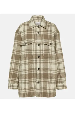 Ami Camicia in lana a quadri