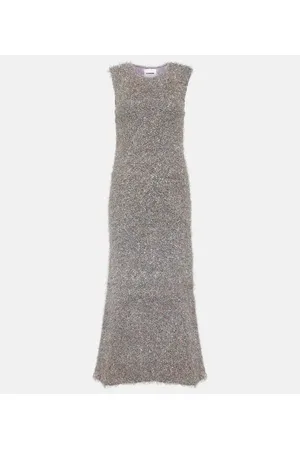 Jil Sander Abito midi in Lurex®