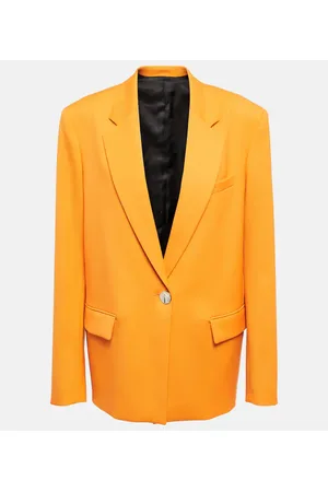 The Attico Blazer Bianca in misto lana