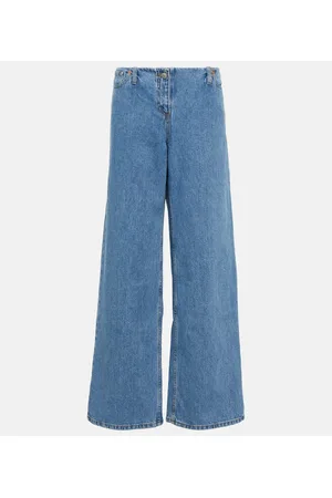 MAGDA BUTRYM Jeans a vita bassa e gamba larga