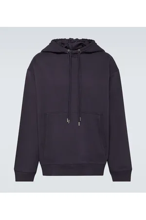 DRIES VAN NOTEN Felpa in jersey di cotone con cappuccio
