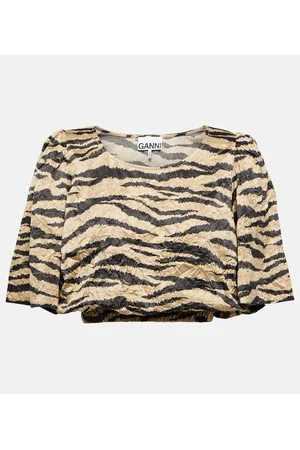 Ganni Blusa in raso