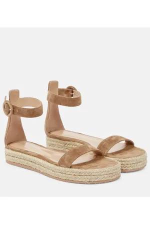 Gianvito Rossi Sandali espadrillas Portofino in suede