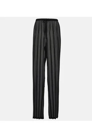 DRIES VAN NOTEN Pantaloni regular a pieghe