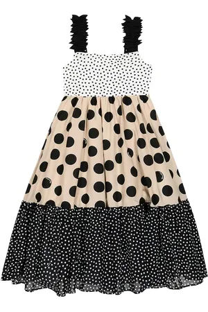 MONNALISA Abito in cotone a pois