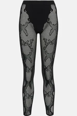 DION LEE Leggings Cobra a rete
