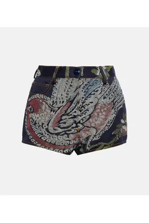 Etro Shorts di jeans a vita alta