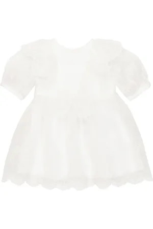 Stella McCartney Baby - Abito in seta con ricamo
