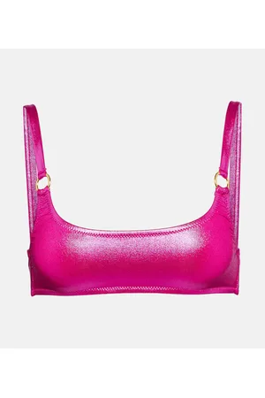 Melissa Odabash Top bikini Bari metallizzato