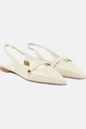 Max Mara Ballerine slingback in pelle