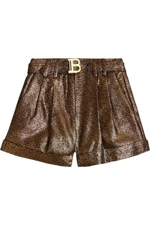 Balmain Shorts in lamé