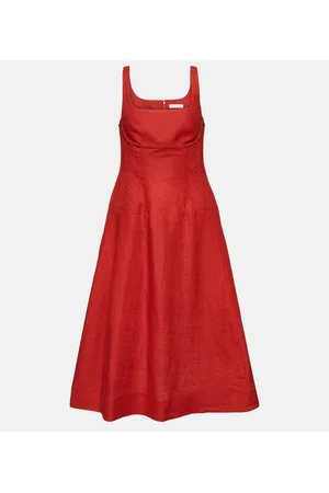 Chloé Chloé Abito midi in lino