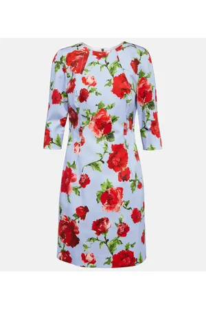 Carolina Herrera Miniabito in misto cotone con stampa