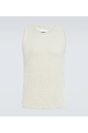 Jil Sander Tank top in misto cotone