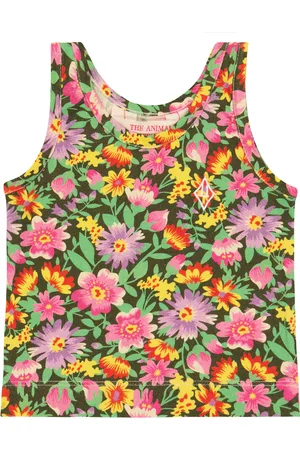 The Animals Observatory Baby - Tank top Frog in jersey di cotone