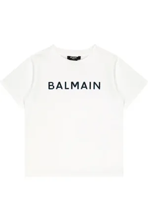 Balmain T-shirt in cotone con logo